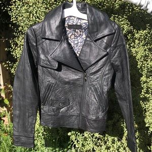 Steve Madden Leather Biker Jacket